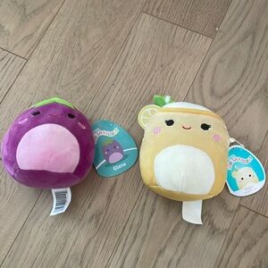 Squishmallow set of two: Glena and Medina